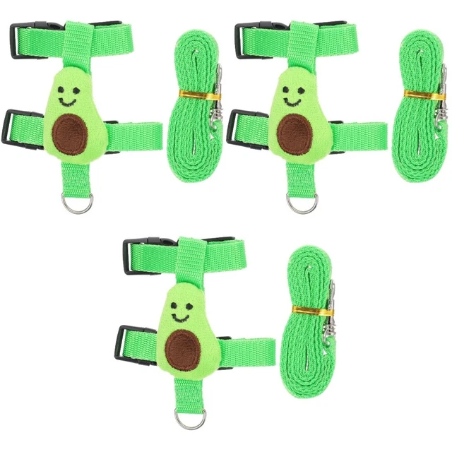 3 piezas mazo de cables y correa Bunny: 1 juego de fruta pequeña ajustable - verano