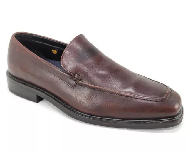 COLE HAAN MENS 11M Waterproof Brown Leather Slip-On Casual Loafer ...