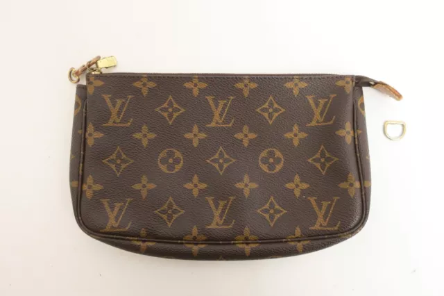 Authentic Louis Vuitton Monogram Pochette Accessories Pouch Bag  #27169