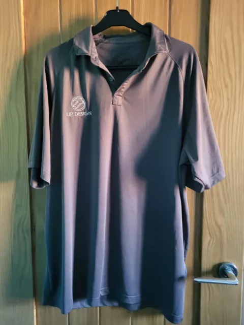 IJP Design Ian Poulter Mens Golf Polo Shirt size XL, Grey