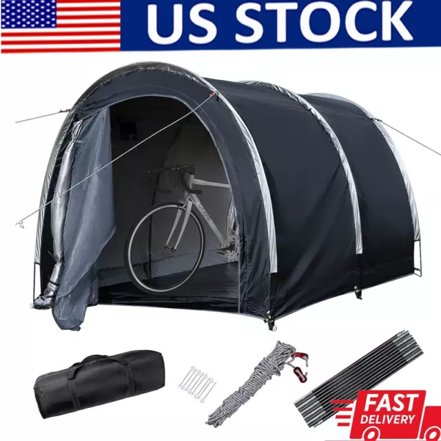Bike Storage Shed Bike Cover Tent Portable Outdoor Patio Garage Storage Shelter