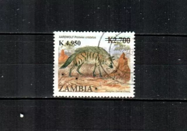 Recargo Aardwolf ZAMBIA Scott's 1114 (1v) en muy buen estado usado (2009) #3