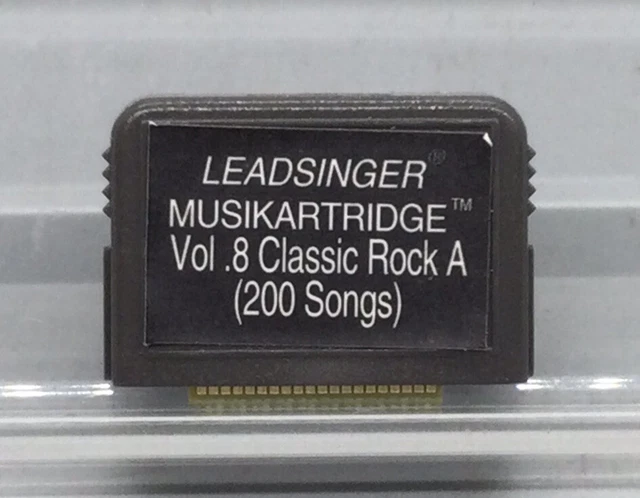 LEADSINGER MUSIKARTRIDGE Vol. 8 Classic Rock A - 200 Songs Music Cartridge