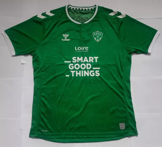 AS Saint ST ETIENNE 2023 SMART GOOD THINGS Authentic HUMMEL Shirt Jersey Maillot