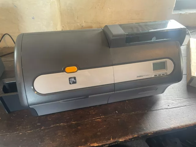 zebra zxp series 7 plastic ID card printer. Used but in full working condition