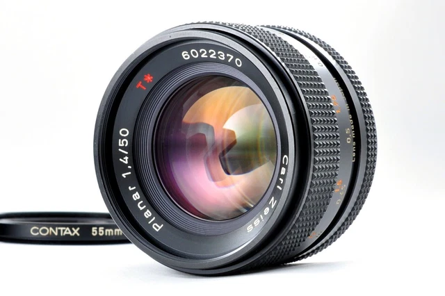 Contax 50mm f/1.4 AEJ Carl Zeiss Planar T* Prime Lens C/Y aus Japan [Exc++++]