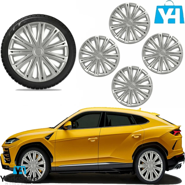 Spark Silver Wheel Trims Hub Caps Car Plastic Covers Set Of 4 Specific Van New