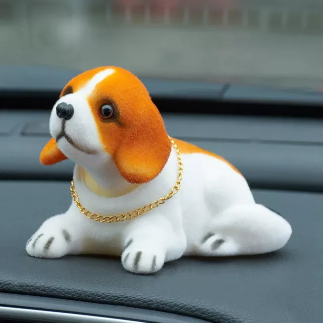 Bobble Head Dogs Bobbing Heads Car Dash Puppy Car Decoration (Golden  Retriever)