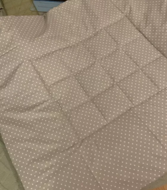 UNIKAT Babydecke rosa/grau, Patchwork - selbstgenäht, 100 x 90cm 2