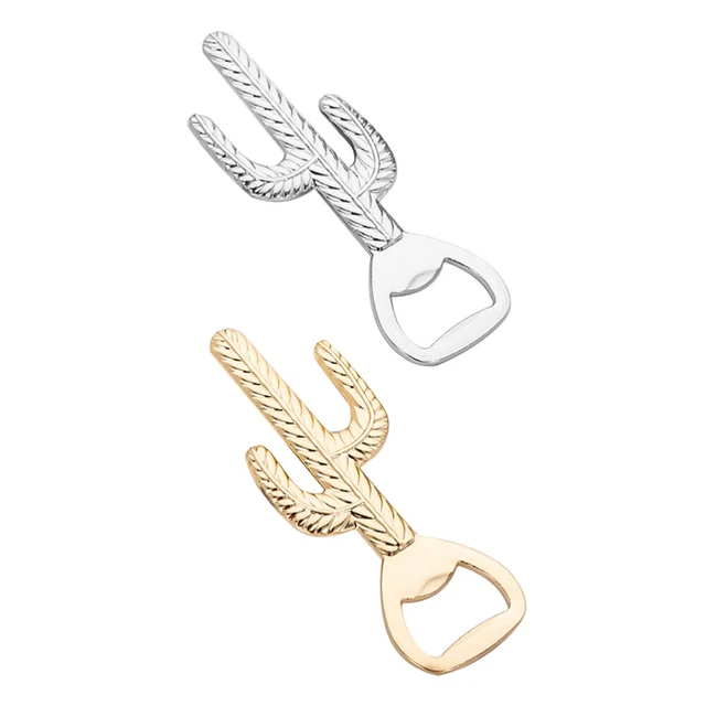 2 pz apribottiglie cactus lega di zinco bottiglia vino cavatappi argento