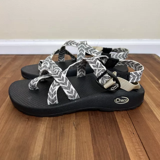Chaco Z2 Women's Size 9 Classic Sport Hiking Sandals Trine Bow Black White