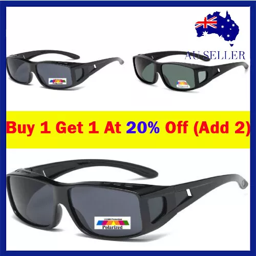 Polarized Womens Mens Fit Over Polarised Driving Fishing Sunglasses Vintage 009D