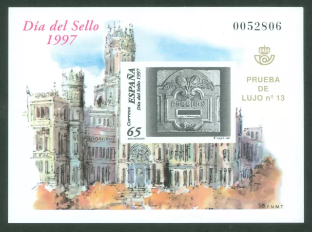 España 1997 - Prueba De Lujo Nº 62 - Día Del Sello 1997 - La De La Foto.