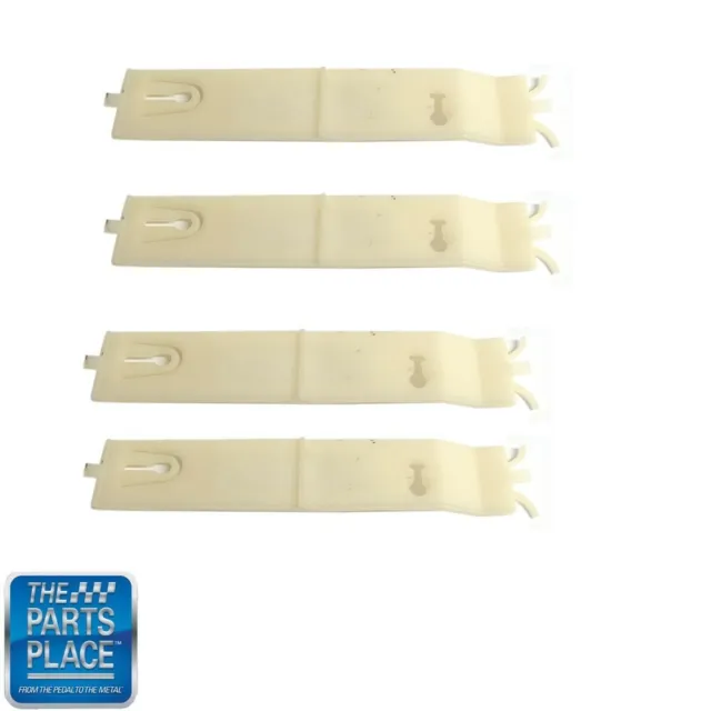 1973-88 Gm Cars Body Side Molding Clip GM 20025649 6-1/4" x 1-/2"- Set Of 4