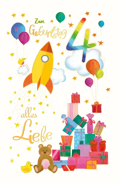 Geburtstagsgrsse Zum 4 Geburtstag