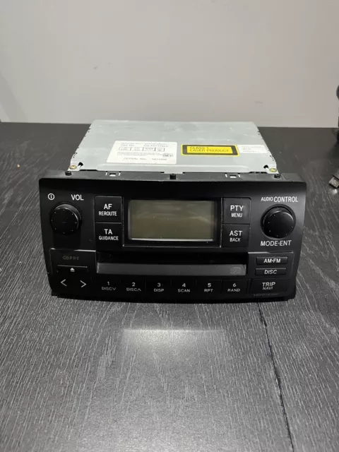 2003 Toyota Corolla Petrol Hatchback 4/5dr Radio CD Player Head Unit 86120-02260