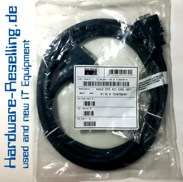 Cisco Serial Cable 3Metro 72-0789-01 CAB-X21MT DTE DB60 DB15 Nuevo Emb. Orig.