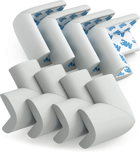 Soft Baby Proofing Corner Guards & Edge Protectors - Pre-Taped Table Corner Pro