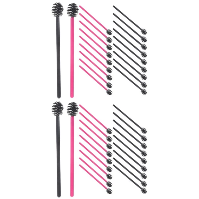 200 PCS Brosses de cils Brosses de cils jetables Brosses de sourcils Brosses
