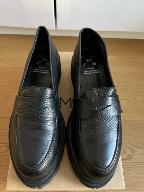 KMB Pennyloafer Schwarz Gr. 42 wie neu