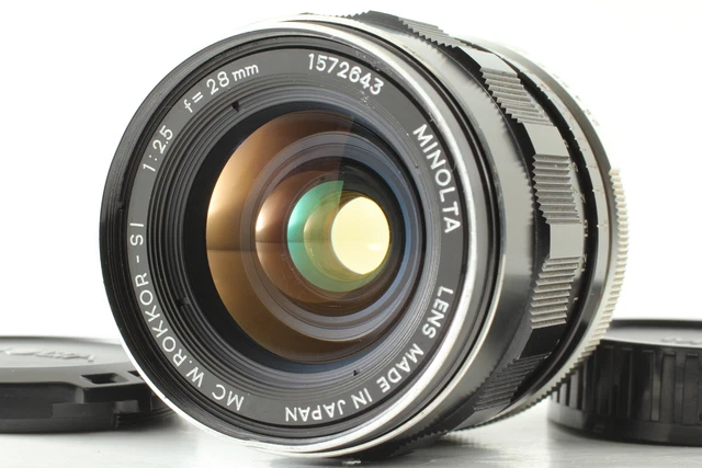 [Near MINT] Minolta MC W.Rokkor-SI 28mm f/2.5 Wide Angle MF Lens From JAPAN