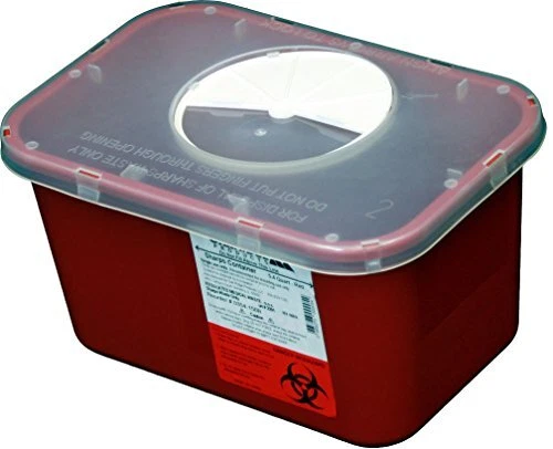1 Gallon Size |  Sharps Disposal Container | Ideal for Diabetics Personal Size