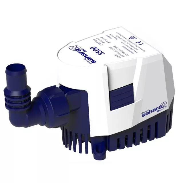 Attwood Marine Sahara MK2 S500 500GPH Auto Automatic Submersible Boat Bilge Pump