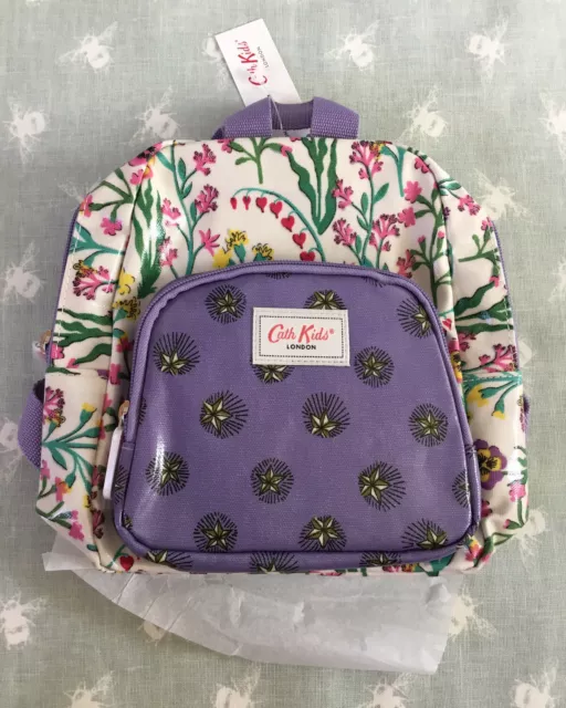 BNWT Cath Kidston Paper Pansies Mini Backpack Rrp £24 Pre-school/ Nursery