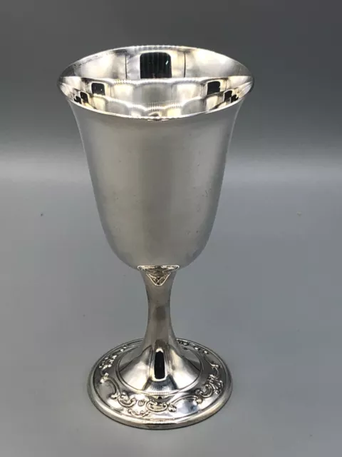 Strasbourg by Gorham Sterling Silver Water Goblet, 6 5/8", original vintage item