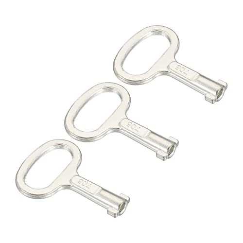 Key Shape Socket Spanner Key, 3 Pack Electrical Cabinet Gas Water Meter Switc...