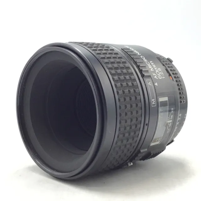 Nikon AF Micro Nikkor 60mm f/2.8 Standard Lens for F Mount - GOOD