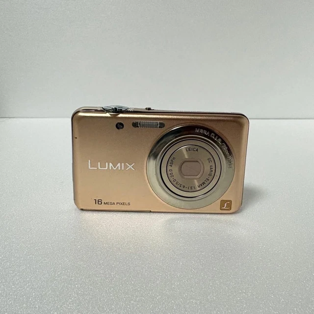 PANASONIC LUMIX DMC-FH7 Gold Compact Digital Camera [No English