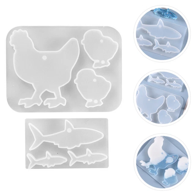 Pendentif Silicone Moule Pendentif Moule Trousseau de résine Moules