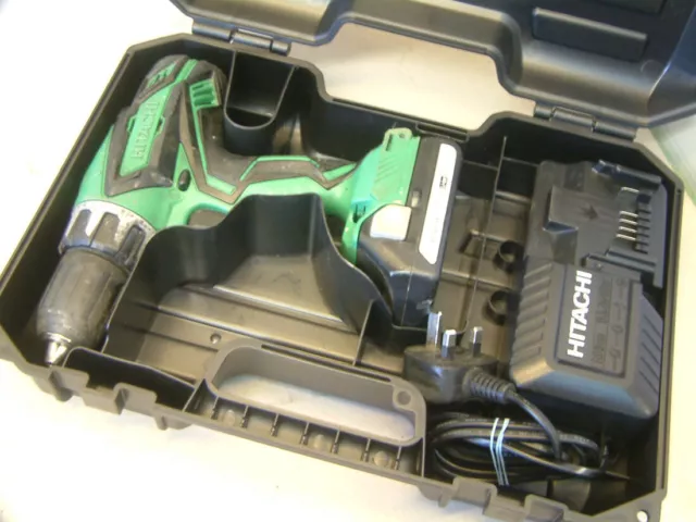 Hitachi DV18DGL 18v Li-ion Cordless Combi Drill Driver with 1.5Ah Battery & Case