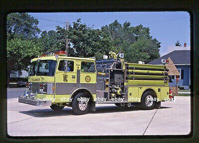 Woodstown NJ 1986 Pemfab Grumman pumper Fire Apparatus Slide