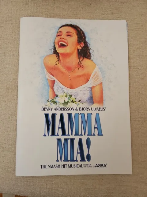 ABBA Mamma Mia! The Musical Souvenir Brochure Programme. The Smash Hit Musical