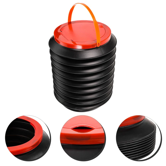 2 Pièces Seau Pliant Bassin D'Eau Portable Seau De Lavage Des Pieds