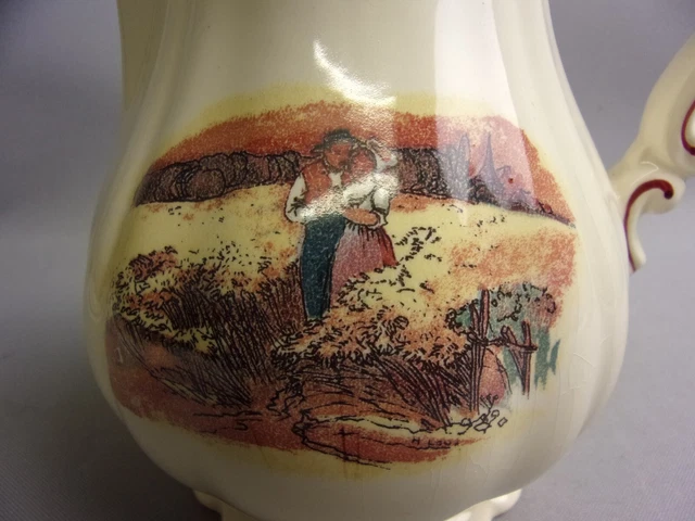Grande théière ancienne Sarreguemines Obernai H. Loux 14