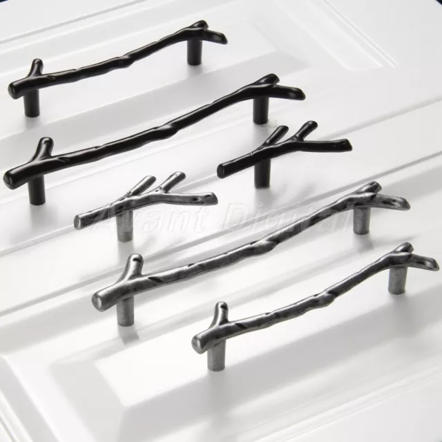 Poignées de porte d'armoire vintage armoire tiroir tire boutons style européen 2