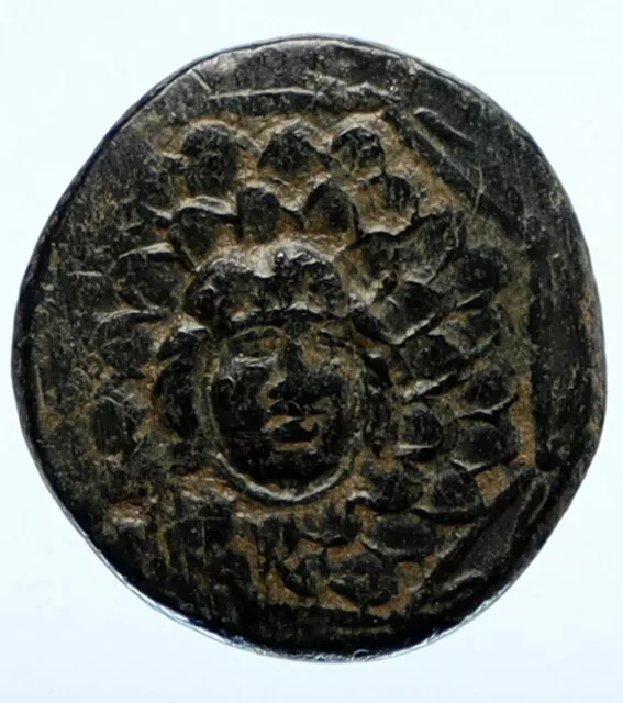 AMISOS in PONTUS 105BC Mithradates VI the Great GORGON NIKE Greek Coin i95846