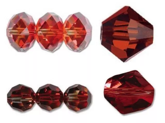 Swarovski Beads - Red Magma - Assorted Styles - Swarovski Crystal- BEADS & TOOL