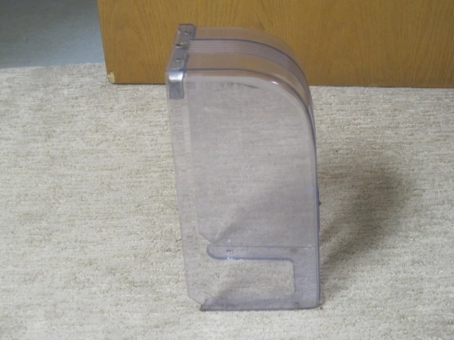Clear Plastic Back PART ONLY for Vintage Schermack Stamp Machine - Great shape!