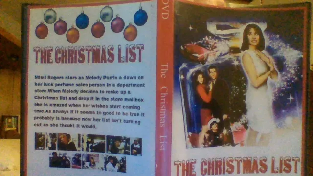 The Christmas List 1997 Classic Holiday Movie Starring Mimi Rogers DVD 