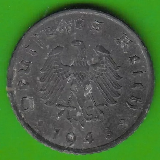 Münze Pfennig Alliierte Besatzung 5 Reichspfennig 1948 A in ss-vz nswleipzig