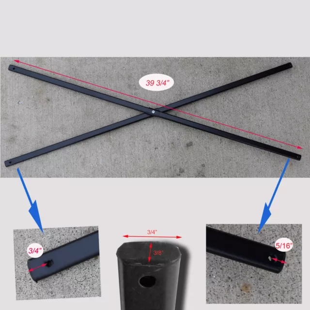 Ozark Trail Coleman First Up 10 X 10 Canopy Gazebo SIDE TRUSS Bar 39 3/4" Parts