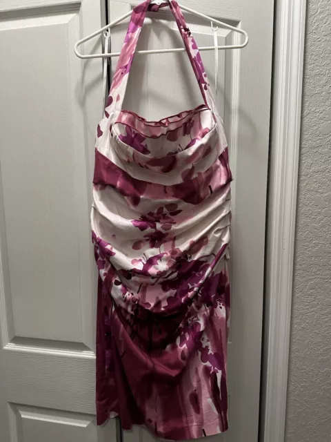 Stunning Suzi chin for maggy boutique dress- Size 14 Pink & White