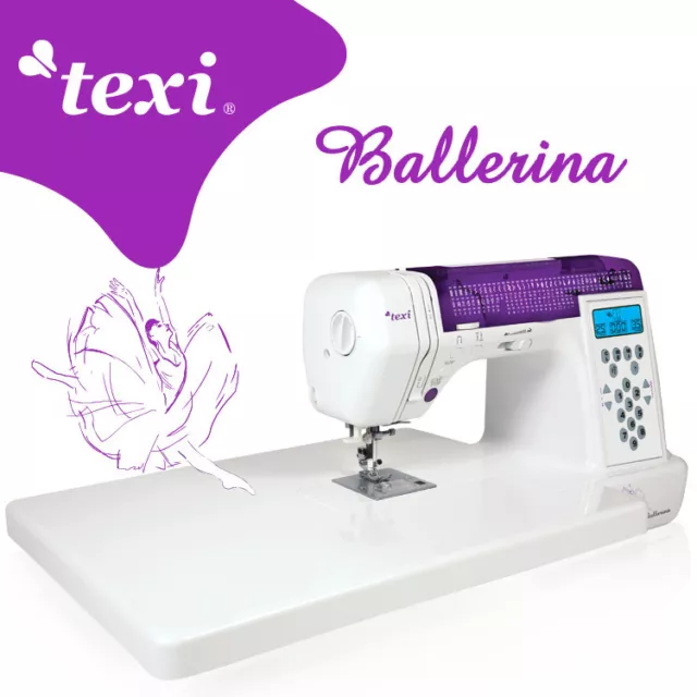 TEXI BALLERINA 200 Stichmuster Computergesteuerte Moderne Nähmaschine