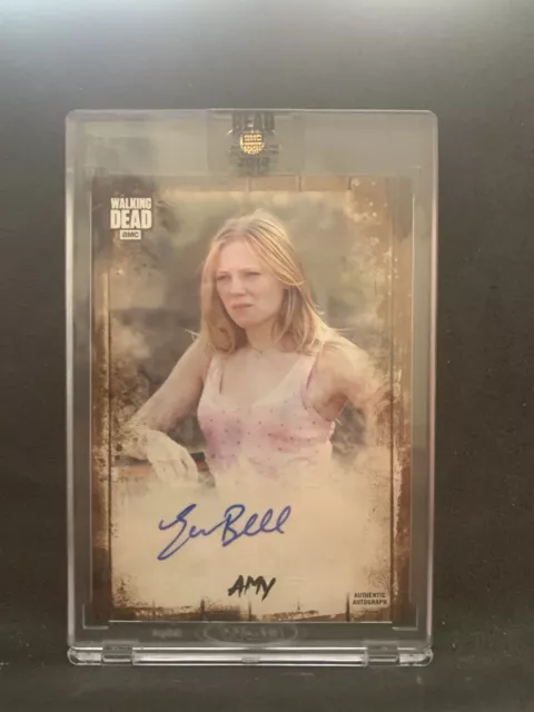 2018 Topps WALKING DEAD AUTOGRAPH COLLECTION EMMA BELL/AMY  #12/25