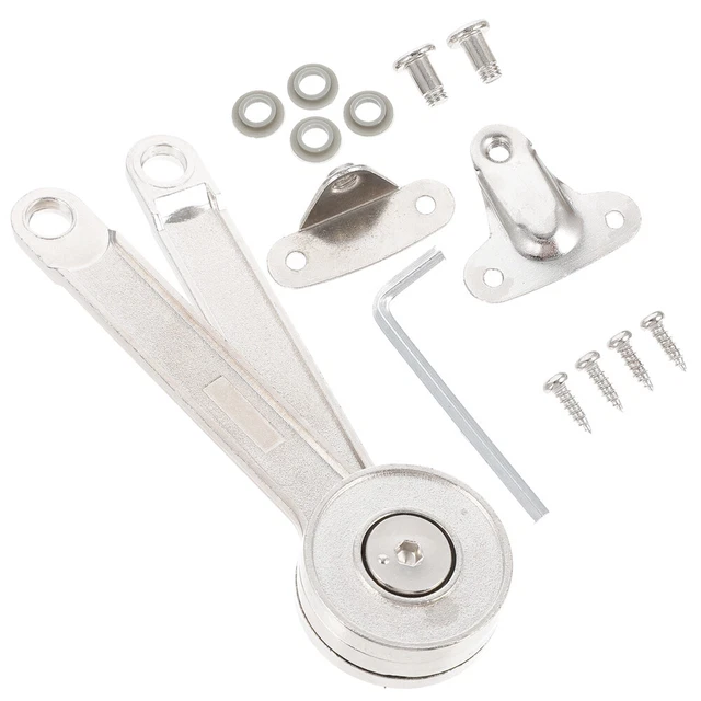 Cualquier barra de sujeción barra de soporte ajustable bisagra de puerta aleación de zinc plateada