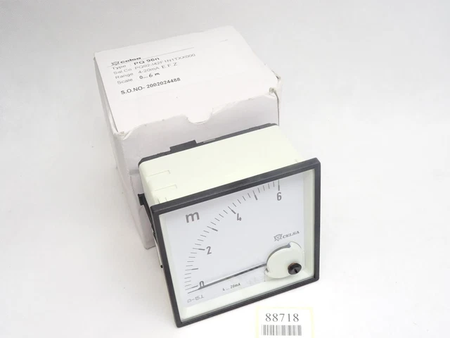 Celsa Appareil de Mesure PQ96n/4-20mA / Neuf Emballage D'Origine